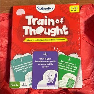 NEW- Sealed Skillmatics Train of Thought Game Ages 6-Adult